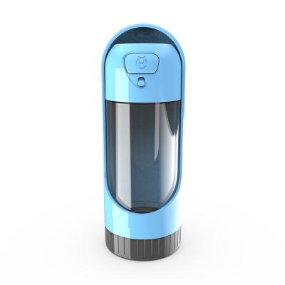 China Blue Cats Animal Supplies Sustainable Pet Water Bottle For Outdoor Traveling for sale