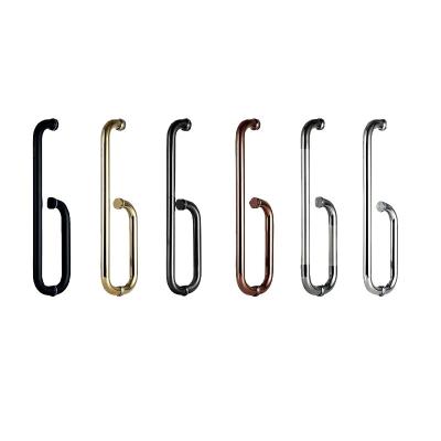 China L contemporary hot sale heavy hotel handle suitable for hotel glass door used in shower room stainless steel door handle for sale
