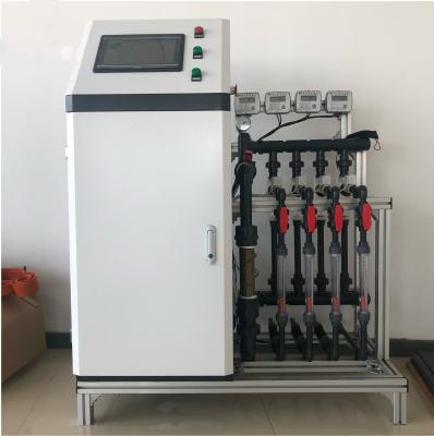 China Water And Fertilizer Intelligent Greenhouse Automated Fertigation System for sale