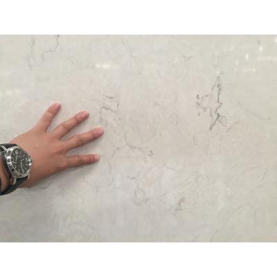 China Modern How To Put Granito Countertops Artificial Quartz Marble Looking Inorganic Stone On Kitchen Top for sale