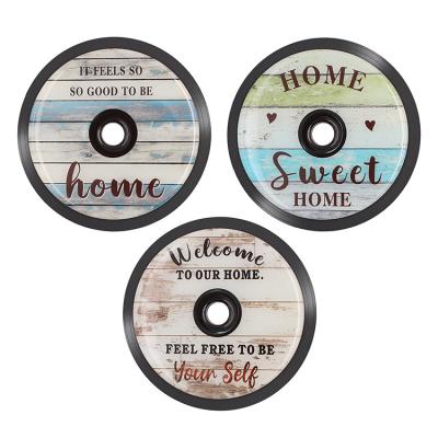 China With CD shape makes these drink coasters more special. Coaster For Drinks CD Cup Mat For Coaster Fake House MDF Music Lovers Vinyl Records Warmer Gifts For New Home Set Of 3 for sale