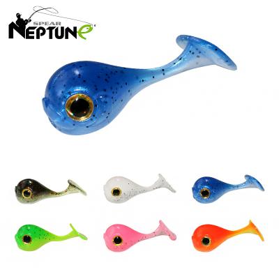 China Realistic NEPTUNE PIERCE 3g 45mm Artificial Bionic Tail Soft T Baits, Soft Plastic Pike Groundbait for sale