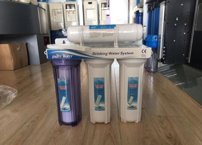 China 4 circuito de agua de consumición del hogar de la etapa 50 GPD de agua de la filtración no eléctrica del filtro en venta