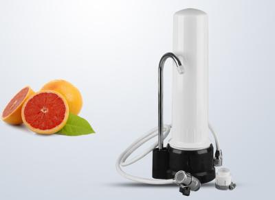 China Sistema de cerámica del purificador del agua del filtro de agua de la encimera de la sola etapa de 10 pulgadas en venta