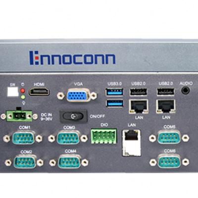 China Ennoconn M60 Model I3-6100U 8G CPU Ram 256GSSD 2 LAN Integrated Industrial Computer 290 x 200 x 105 mm for sale