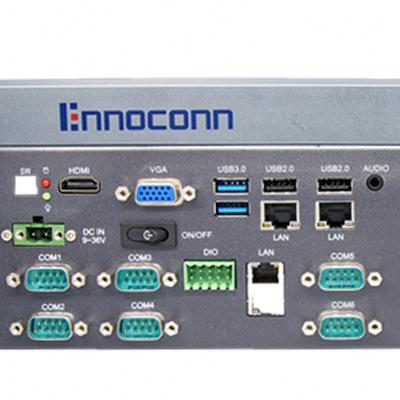 China Ennoconn M60 Model I3-6100U CPU 16G Ram 256GSSD Dual Ethernet PC Quad Core Fanless IPC 290 x 200 x 105 mm for sale