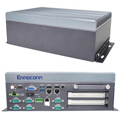 China Ennoconn CES-E6X0-W46A Model 3965U CPU 4G Ram 128GSSD Recessed Mini Fanless Box Industrial PC 290 x 200 x 105 mm for sale