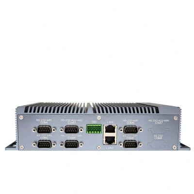 China Cheap Ennoconn Model I3-7100U 4G CPU Ram 500GHDD Quad Core Embedded Fanless PC CES-R7X0-W46A 244 x 153 x 57.5 mm for sale