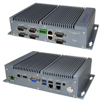 China Ennoconn CES-R7X0-W46A New Model I3-7100U CPU 4G Ram 128GSSD Industrial Embedded Computer 244 x 153 x 57.5 mm for sale
