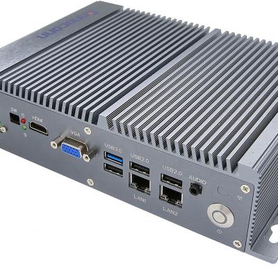 China Ennoconn CES-RJ19-W26A Model J1900 CPU 4G Ram 128GSSD 4 LAN 2 COM Onboard Quad Core 244 x 153 x 57.5 mm for sale