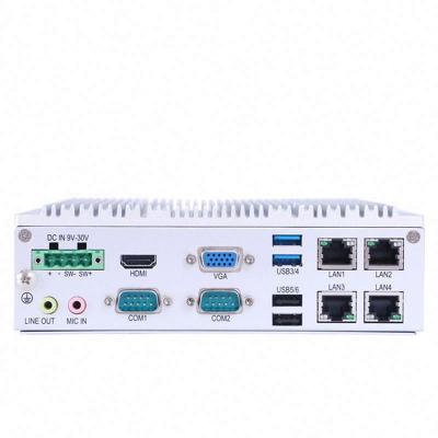 China EVOC M50 Model I5-6300U CPU 16G Ram 256GSSD 4 Ethernet Automation Mini Industrial Computer 176mm*56.2mm*142mm for sale
