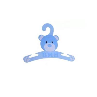 China Different Shapes Can Be China Customized Wholesale Recycled Cardboard Kid Hanger With Logo Printed Child Clothing Paper Hanger for sale
