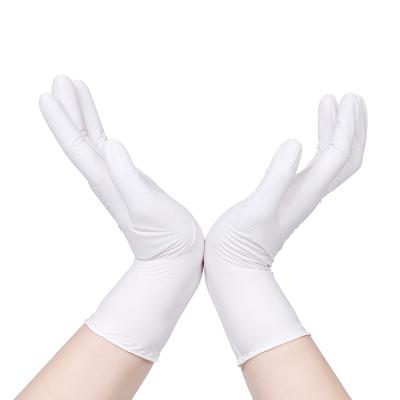 China Use for Kitchen Titanfine Special Hot Selling Professional Food Processing Nitrile Examination White Disposable Gloves for sale