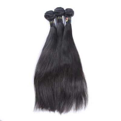 China Full Cuticle Aligend Brazilian Straight Top Remy Natural Human Hair Straight Weave Bundles for sale