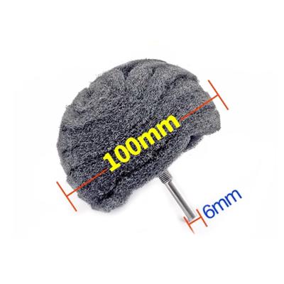 China Polishing 7448 Non woven nylon fiber buffing polishing mushroom flap wheel grinding head for metal stainless steel polish for sale