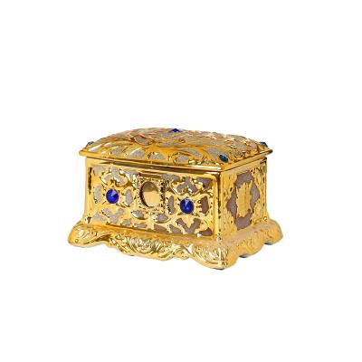 China Anti-Corrosion Chinese Manufacturer Supply Adult Cremation Urn Burial Supplies Golden Urn for sale
