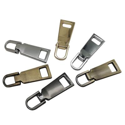 China Special Premium Quality Ring Zipper Pullers Table Slider Bag Black Nickel Free for sale