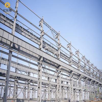 China Customized Steel Structure Warehouse with Single Steel or Sandwich Panel Wall Cladding and Customized Logo for sale