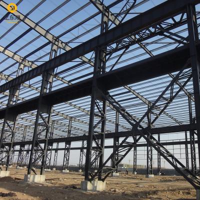 China Prefabricated Industrial Steel Buildings Construction With Aluminum Alloy Window for sale