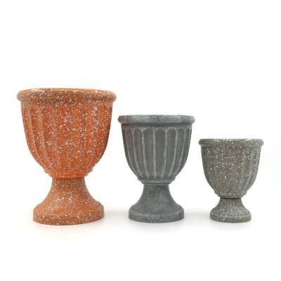 China Roman Columns Upright Pillar Arches Flower Pots European Road Leading Wedding Scene Props Plastic Flower Pots Decorations en venta