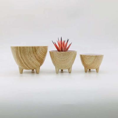 China Hydrographic Transfer Marble Plant Pot Printing Wood Grain Unique Triangle à venda