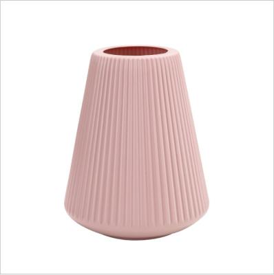 China Nordic Macaron Plastic Flower Vase Creative Small 16*20cm Decorative à venda