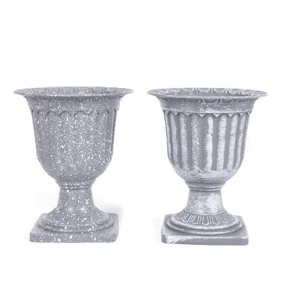 China P1004 Plastic Roman Plant Pot For Wedding Decoration 14*17CM 0.27KG en venta
