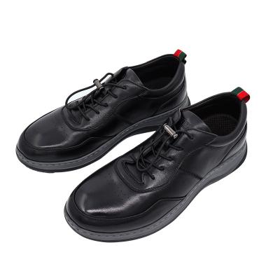 中国 2021 New Fashion Trend Lace PU High Quality Business Casual Men's Leather Walking Shoes 販売のため