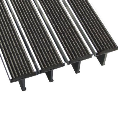 China CE Commercial Aluminum Walk Off Mat High Traffic Entrance Mats 1.5mm Thick for sale