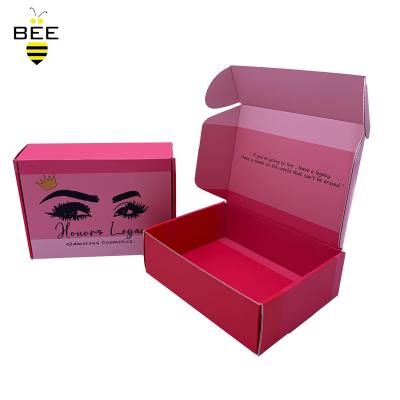 China Recycled Materials Sale Eyelash Hot Seller Customized Boxes False Eyelash Packaging Box Cosmetic Magnetic Eyelash Box for sale