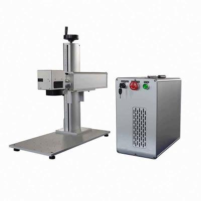 China Laser Marking High Speed Cost Effective Mini Fiber Laser Engraver Cutter With Rotary for sale