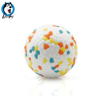 China Viable Interactive Treat Cat Launcher Thrower Chewing Playing Training Dogs Chewing Toy Balls Pet Toys For Foam Indestruct Small Dog Ball for sale