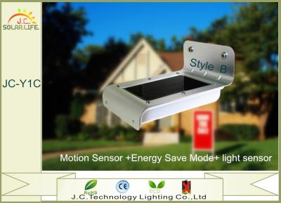 China 0.6W Solar LED Wall Light Outdoor Solar Powered Security Lights With Motion Sensor for sale