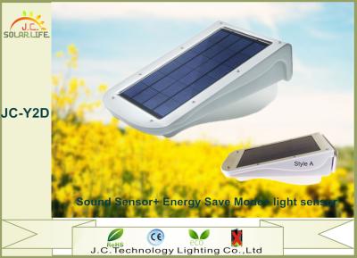 China IP65 Courtyard Polysilicon Solar Powered Outdoor Lights With Motion Detector for sale