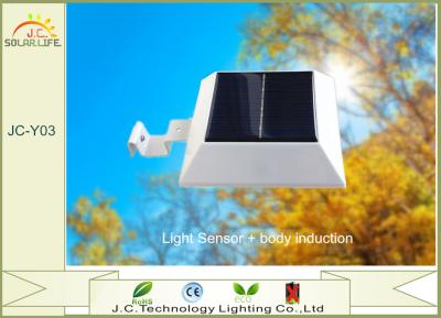 China High Brightness 2V 0.8w Polysilicon Solar Powered Motion Activated Lights 120*120*50MM for sale