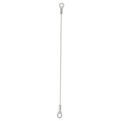 China Lighting Accessories High Quality Double Terminal Head Ended Safety Pvc Coated Steel Wire Rope For Industry for sale