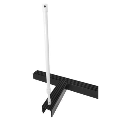 China Industry Adjustable Customized White/ Black Suspension Tube Pipe Supporting Telescopic rod For LED Light for sale