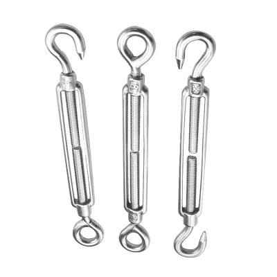 China Heavy Industry Professional Supplier Stainless Steel Drop Forged Eye Hook Fastener Metal Buckle Turnbuckle for sale