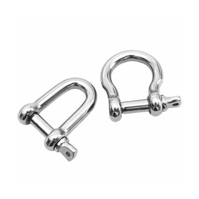 China Heavy Industry Professional Supplier High Quality Customized Stainless Steel D/ Bow Shackles For Hardware for sale