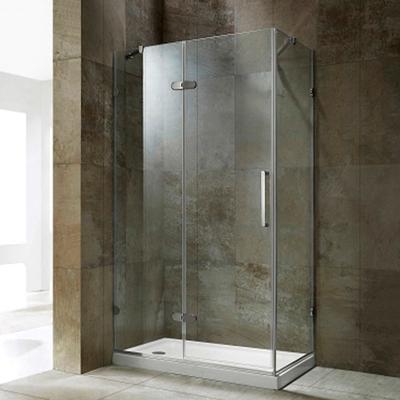 China OEM ODM Quiet Swing Interior Single Door Design Bath Room Fittings Shower Square Shower Enclosure for sale