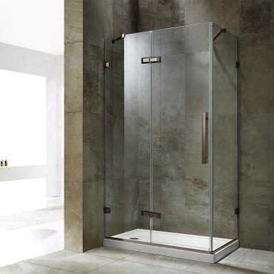 China Quiet Operation OEM New Desgin ODM Tempered Glass Shower Rooms Cabine De Douche Square Shower Enclosure for sale