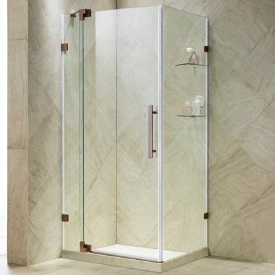 China Quiet Aluminum Single Door Hinge Single Door Bathroom Shower Room OEM ODM Operation Modern Shower Enclosures for sale