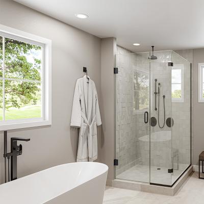 China Large Shower Room Swing Door Shower Quiet Adult Cubicle Bathroom Glass OEM ODM Operation Prices Shower Enclosure With Walls for sale