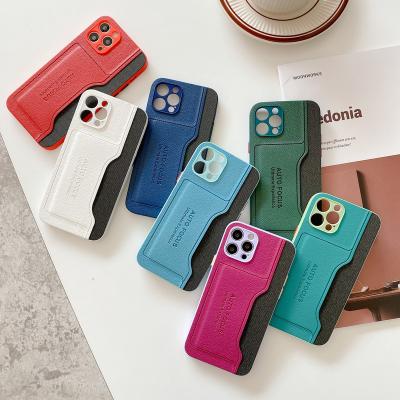 China Fanshion High Quality Wallet Phone Cover Back Case With Card Holder For Iphone 11 12 13 pro X Xs Max for sale