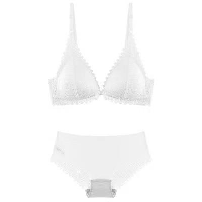 China QUICK DRY Factory wholesale sexy lace plus size women bra set No rims front button women's underwear for fat women for sale