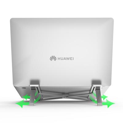 China zusammenklappbarer tragbarer faltbarer Stand silbernes W257mm des Laptop-385g zu verkaufen