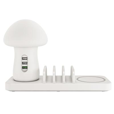 China Amazon best-selling mobile phone lamp wireless charger wireless charger charging for sale