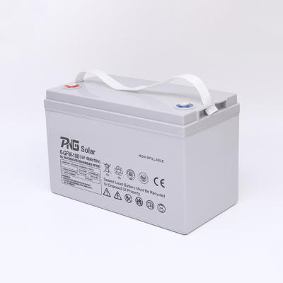 China Home Appliances Long life OEM GEL battery 12v 100ah With AGM For Solar Energy System with high efficiency for sale