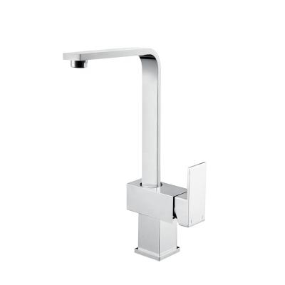 China Contemporary Commercial 1 Handle 360 Degree Rotating Pull Down Sink Kitchen Faucet for sale