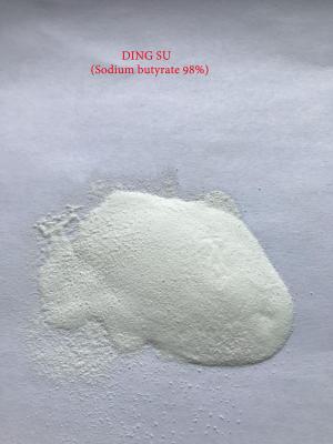 Chine Additif soluble dans l'eau d'alimentation C4H7O2Na de sodium de 98% de poudre minimum de butyrate à vendre